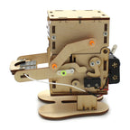 Robot Eating Coin Wood DIY Model Teaching Learning Stem Project for Kid Science Education Experiment Education Toy Assemble Kit