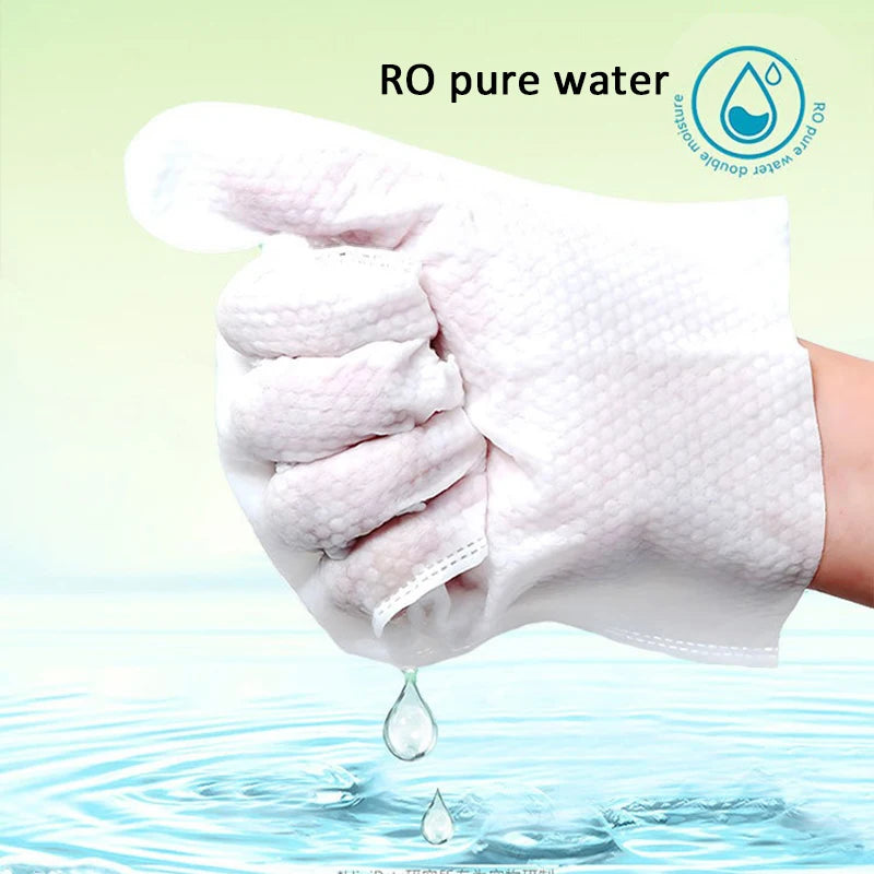 Pet wash free cleaning gloves cat and dog bathing deodorization dry cleaning wet wipes for puppies and kittens 6 pieces - WTN Essentials 