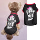Halloween Pet Clothing – Funny Pumpkin Skull Tee