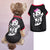 Halloween Pet Clothing – Funny Pumpkin Skull Tee