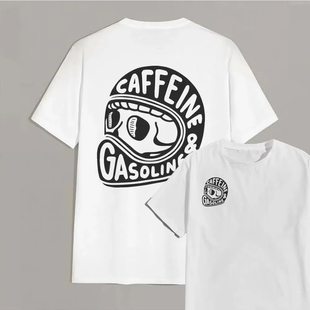 2025 Latest Original Pattern Printed Cotton T-shirt Men's Summer Casual Top Short Sleeve Classic Fashion Crew-neck T-shirt