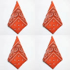1/4/9pcs Men Women Bandana Hairband Cowboy Mens Biker Sports Headwear Wrist Hairwrap Single Sided Head Wrap Scarf Paisley