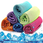1/10pcs Cooling Towel Instant Relief Microfiber Cool Towels Chilling Neck Wrap Ice Cold Rags Sports Fitness Camping Hiking