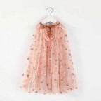 Girl Costume Children Elegant Dress Cape Kids Christmas Halloween Party Supply Girl Tulle Cloak Elsa Rapunzel Cosplay Accessory