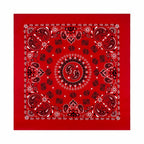 70CM Oversized Hip Hop Amoeba Cashew Cotton Square Bandana Scarf Headband Black Paisley Gifts For Men/Boys/Girls