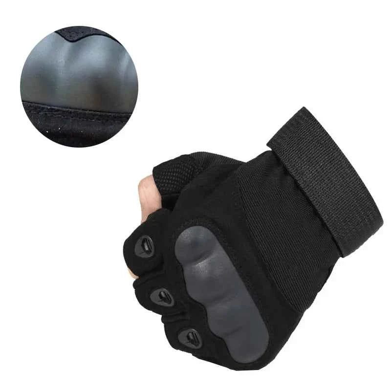 Outdoor  Fingerless Gloves Hard Knuckle Paintball Airsoft Hunting Combat Riding Hiking  Half Finger Gloves