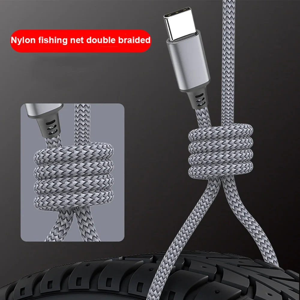 PD 60W Type C to Type C Fast Charging Cable Type C 3m 5m 8m Extending Data Cable For Huawei Xiaomi Samsung Oppo OnePlus Camera