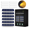 Solar LED Step Lamp Stair Lights Outdoor IP68 Waterproof Solar Light With Lens Anti-theft Design Decor Lighting For Garden Deck