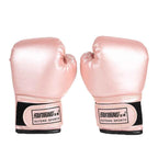 2pcs Boxing Training Fighting Gloves PU Leather Kids Breathable Muay Thai Sparring Punching Karate Kickboxing Professional Glove