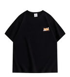 【New Arrival】Von Dutch Originals Oval Logo Oversized Graphic T-Shirt | Y2K Streetwear White Cotton Short Sleeve Tee