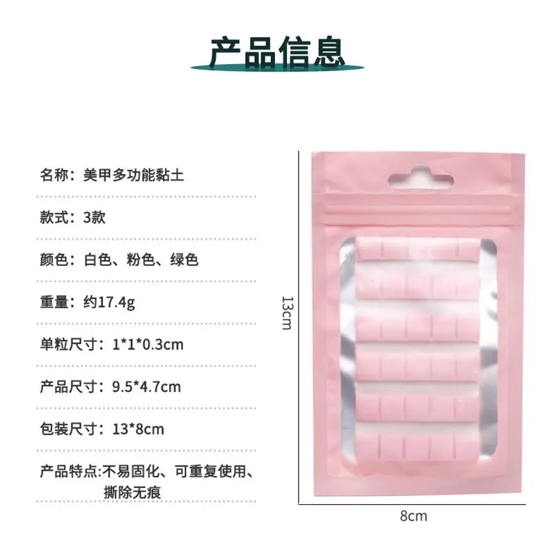 1Set Magnetic Nail Holder Practice Display Stand Nail Polish Acrylic Crystal Showing Shelf Nail Art Tool