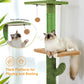 5-Tier Cat Tree Tower with Scratching Posts & Hammock