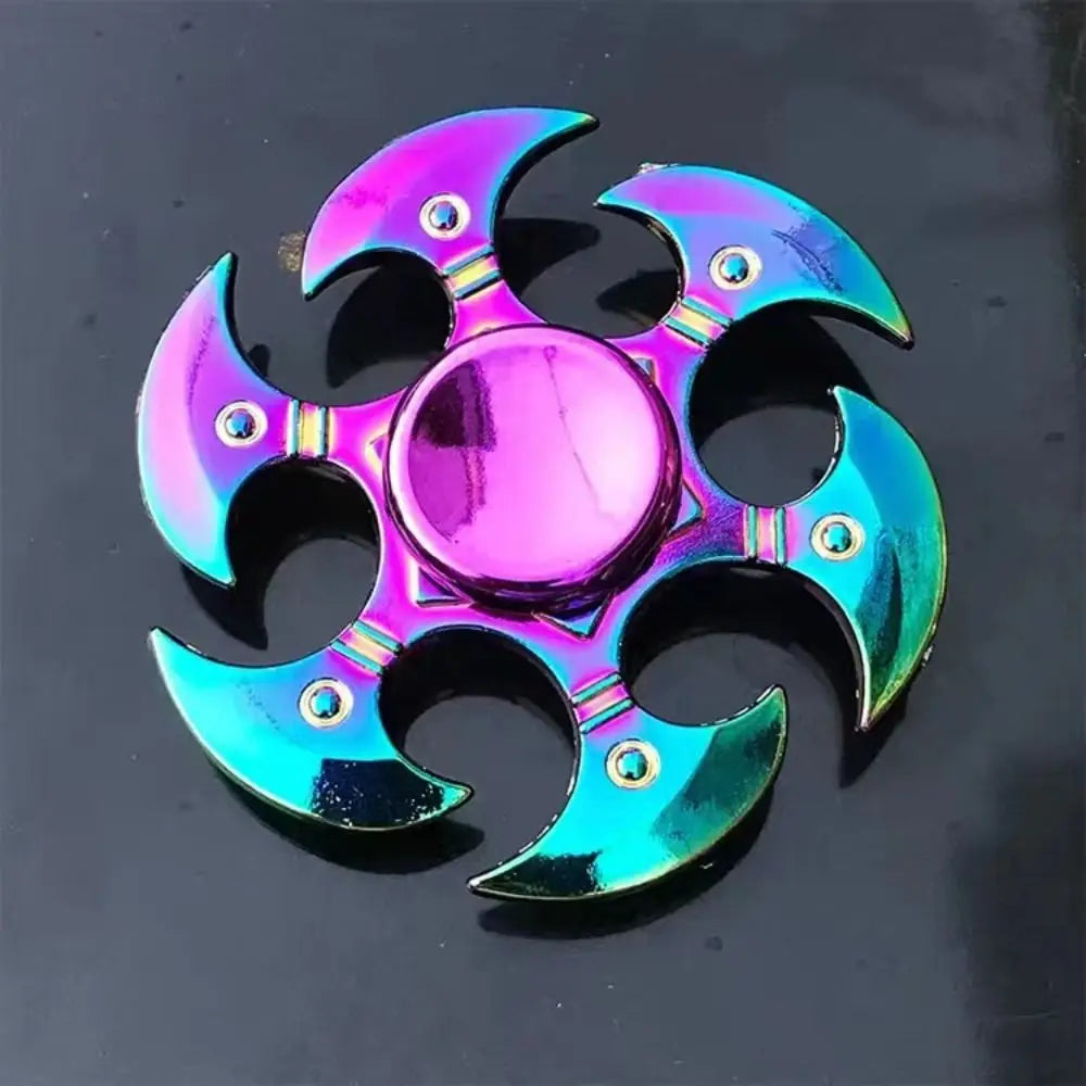 Dragon Wings Hand Spinner Alloy Low Noise Metal Rainbow Finger Spinner Anti-Anxiety High Speed Fingertip Gyro Birthday Gift