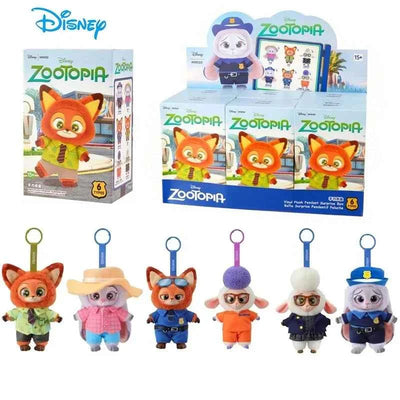 NEW 2026 Disney Zootopia Series Blind Box Judy Nick Vinyl Plush'''' Cartoon Character Pendant Trendy Toys Box Gift
