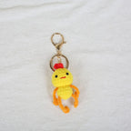 Mini Animal Crochet Keychain Cute Knitted Doll Keyring