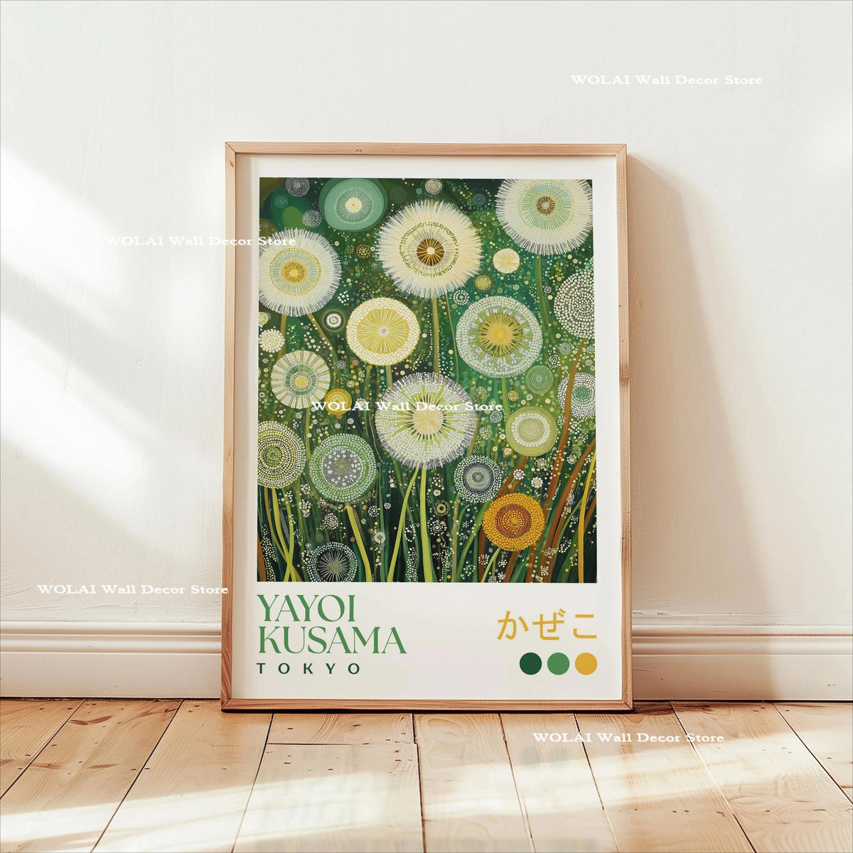 Yayoi Kusama Koi Fish Jellyfish Animal Canvas Prints Japanese Hokusai Giant Wave Wall Art Posters for Living Room Home Decor