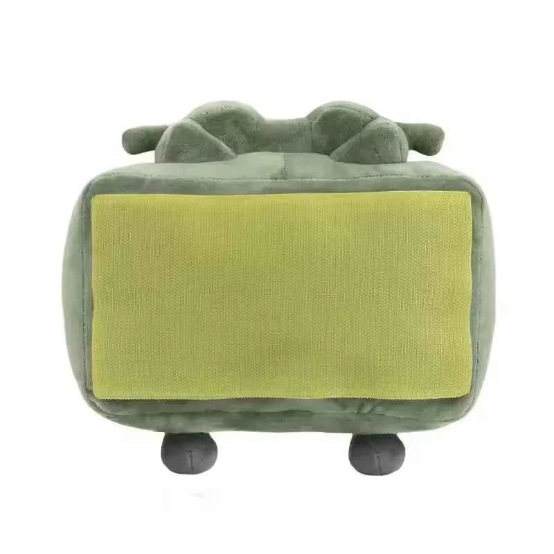 New Clay the Claymore Plush Doll Kawaii Green Square Doll Pillow Accessories Gift Collection Model For Kid Birthday Gifts