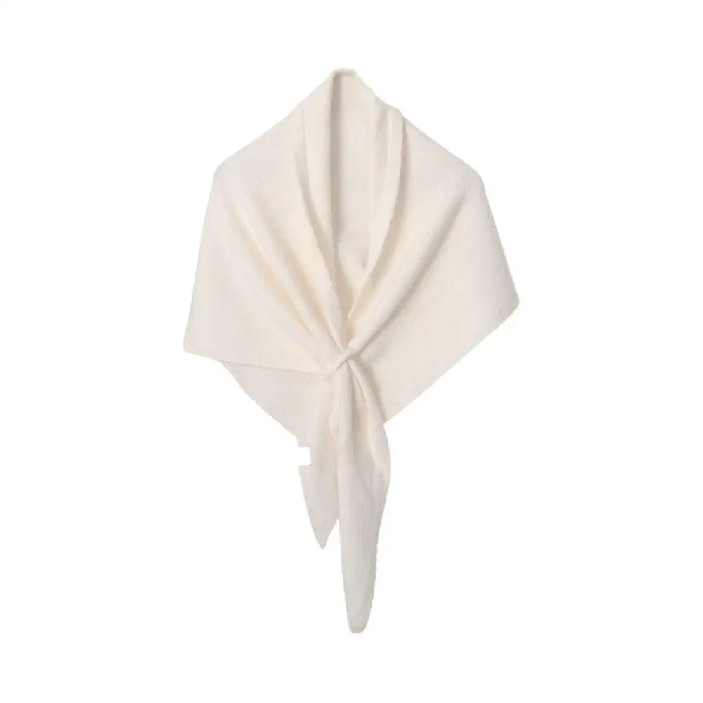 Autumn&Winter NEW Women's Neck Wrap Wool Blended Triangular Shawl Female Thickened Knitted Warm Shoulder