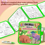 Magic Water Drawing Book DIY Doodle Water Drawing Book Coloring Books Birthday&Holiday Gift For Children Educational Toys