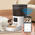 ROJECO Automatic Cat Feeder With Camera, Cat Food Dispenser, Voice Recorder App Control Auto Feeder For Cat & Dog - WTN Essentials 