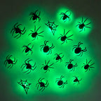 Halloween Bat & Spider Night Light Wall Decor – 3D Glow Stickers