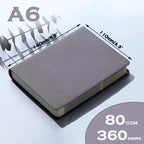 Notebooks A6 360P Lined/Blank Page Diary Planner Journal Notepad Stationery For Office School Supplies Bullet Sketch Agenda 2025
