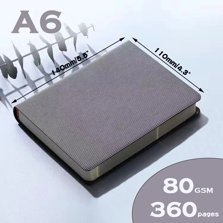 Notebooks A6 360P Lined/Blank Page Diary Planner Journal Notepad Stationery For Office School Supplies Bullet Sketch Agenda 2025