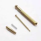Facial Reflexology Massage Tool Retractable Acupuncture Pen Double Headed Spring Ear Care Tool Point Probe Pen Massager for Face