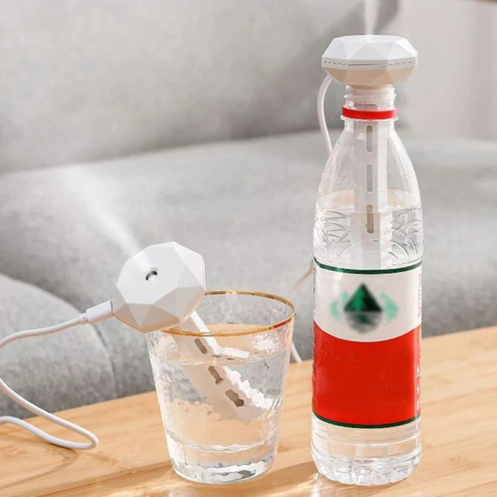 Humidifiers Ultrasound USB Mini Home Air Diffuser Car Purifier Aroma Anion Mist Maker With Romantic LED Lamp Portable Humidifier