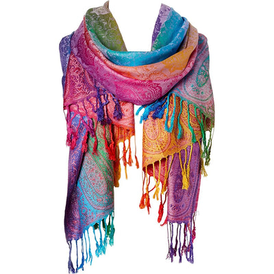 Luxury Satin Shawl Wraps Fashion Women's Silk Scarf Pashmina Soft Elegant Neckwear for All Seasons