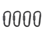 2-6PCS Carabiner Set For Key Camping Survival EDC Outdoor Keychain Clip  Alloy Aluminum Tactical Caribiner Hook Karabiners