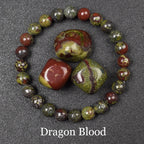 Natural Black Agates Beads Bracelet Women Men Genuine Black Onyx Natural Stone 6mm 8mm Smooth Round Beads Lucky Energy Jewelry