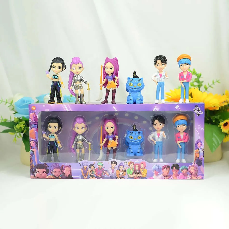 Anime Figure PVC Collectible – Kpop Demon Hunters Mini Figurine Toy
