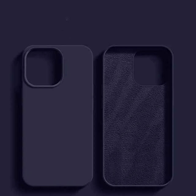 Luxury Shockproof Case For Apple iPhone 11 12 13 14 15 16 17 Pro Max 17 Air Plus Liquid Silicone Cases Cover Phone Accessories