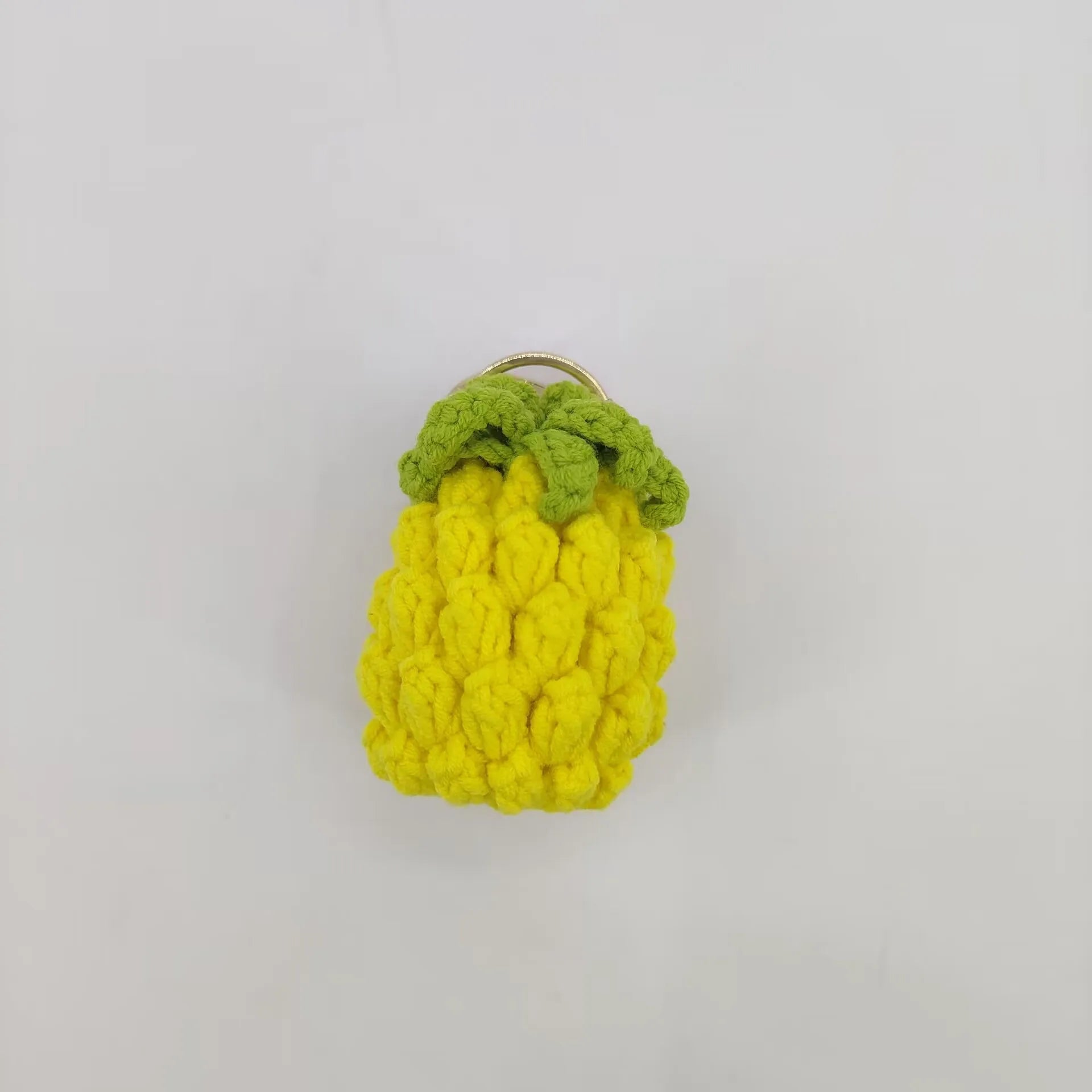 Cute Fruit Crochet Keychain Strawberry Cherry Bag Charm