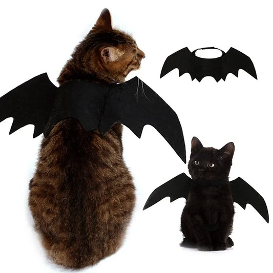 1Pcs Halloween Pet Bat Wings Costume – Cat & Dog Harness