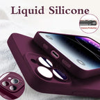 Solid Silicone Phone Case For IPhone 16 & 17