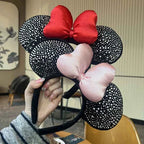 Cartoon Minnie Mouse Ear Headband New Holiday Party Christmas Snowman Headdress Cosplay for Adults Kids Hair Accessories