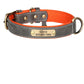Personalized Dog Collar Custom Engraved PU Leather Dog Collars Free Engraving ID Tag Nameplate For Small Medium Large Dogs - WTN Essentials 