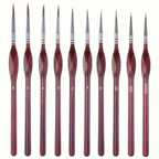 10/11/20/22Pcs Fine Detail Paint Brush Miniature Painting Brushes for Mini Paints Brush Set for Acrylic Watercolor Face Nail