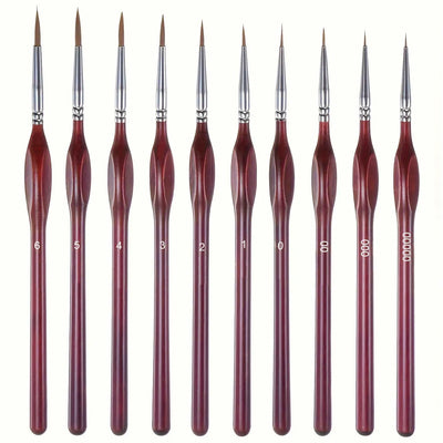 10/11/20/22Pcs Fine Detail Paint Brush Miniature Painting Brushes for Mini Paints Brush Set for Acrylic Watercolor Face Nail