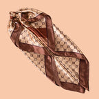1PC Women's Summer Beach Accessory Fashion Satin Square Scarf 90*90inch Multi-use Headscarf Party Use Versatile Hair Towel