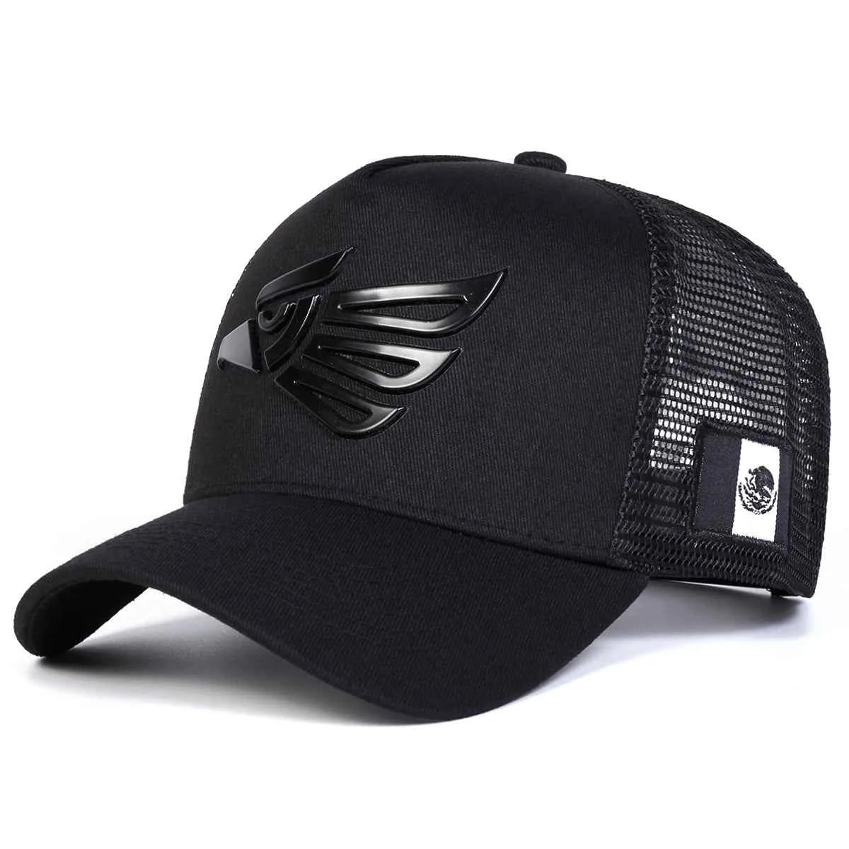 Unisex Mexican Eagle Label Baseball Net Caps Spring and Summer Outdoor Adjustable Casual Hats Hip Hop Hat Sunscreen Hat