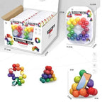 2025 Fidget Toy 3D Puzzle Ball Endless Twisted and Turned Flexible Jionts Stress Relief Desk Sculpture Toys for Kids Adult Gifts