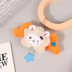 1PC Star Pendant Key Chain Doll Album Plush Pendant Doll School Bag Decoration Gifts