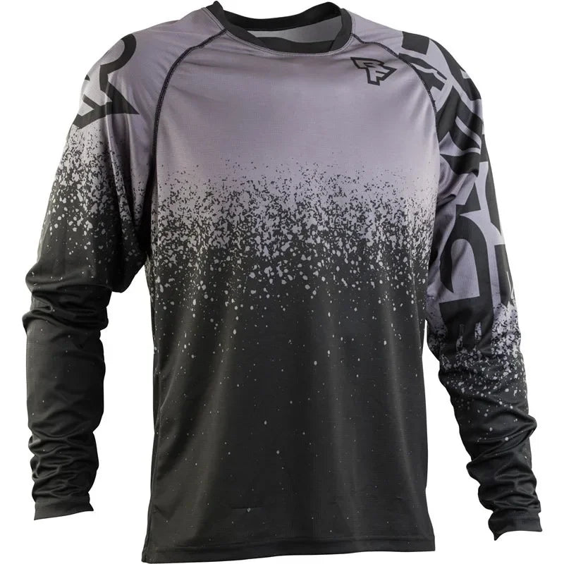 Summer MTB Road motocross shirt men breathable mountain bike mtb long sleeve racing Professional quick-drying cycling jersey