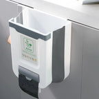 Kitchen Folding Trash Can Wall Mounted Trash Can Kitchen Cabinet Door Mounted Trash Can Folding Trash Can for Vehicles