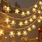 3M 20 Led Lights Outdoor Decoration String Lights Christmas Tree Home Window Decor Holiday Lighting Star Light Strings
