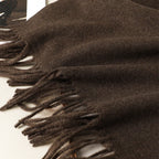 New 62 Color Winter Scarf For Women Long Warm Cashmere Scarves Hijab Solid Lady Shawl Wrap Female Pashmina Bandana Head Scarfs