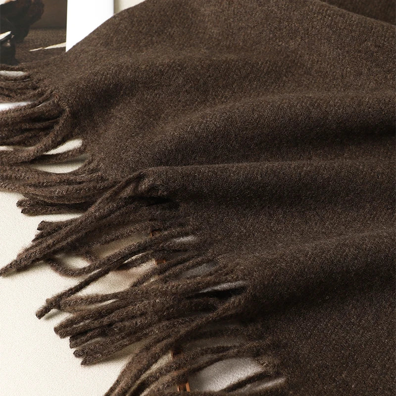 New 62 Color Winter Scarf For Women Long Warm Cashmere Scarves Hijab Solid Lady Shawl Wrap Female Pashmina Bandana Head Scarfs